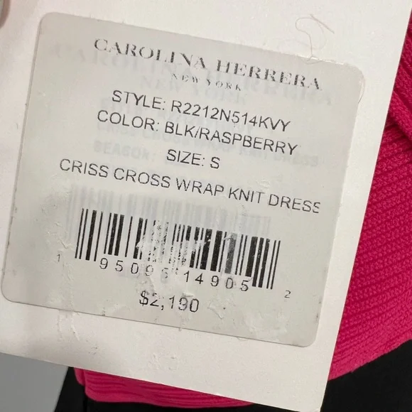 Carolina Herrera Colorblock Knit Midi Dress